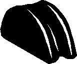 Прокладка крышки клапанов Mitsubishi Colt/Galant/L300 2.3 84- (заглушка со стороны КПП)