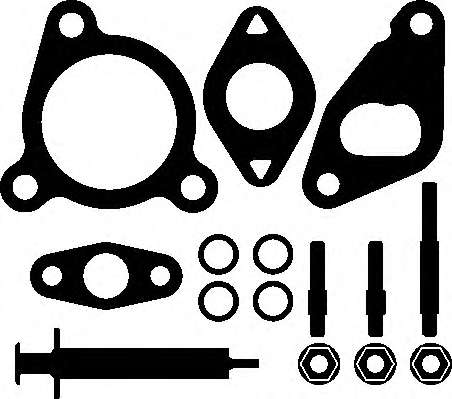 Комплект прокладок з різних матеріалів TURBO SET FIAT/OPEL 1.3JTD 199A3.000/Z13DTH 05-