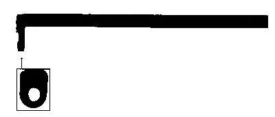 Уплотнитель бугеля коленвала Citroen Berlingo/Peugeot Partner 1.9/2.0 HDi 82- (флажок)