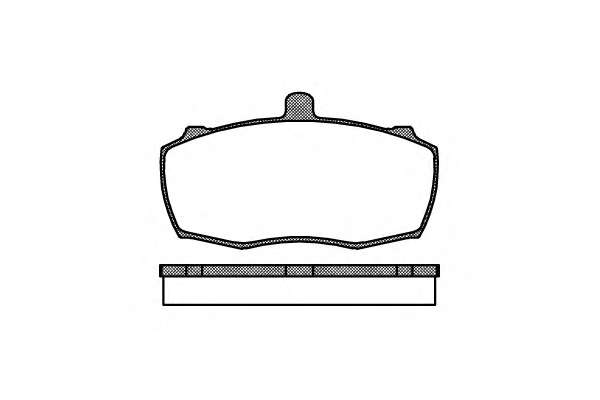 Комплект тормозных колодок, дисковый тормоз
