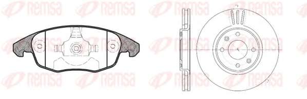Комплект тормозов, дисковый тормозной механизм