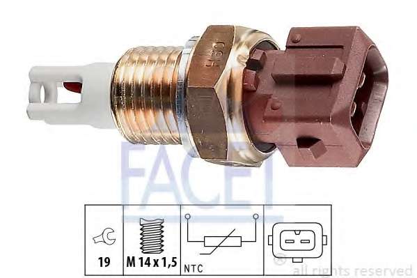 Датчик, температура впускаемого воздуха
