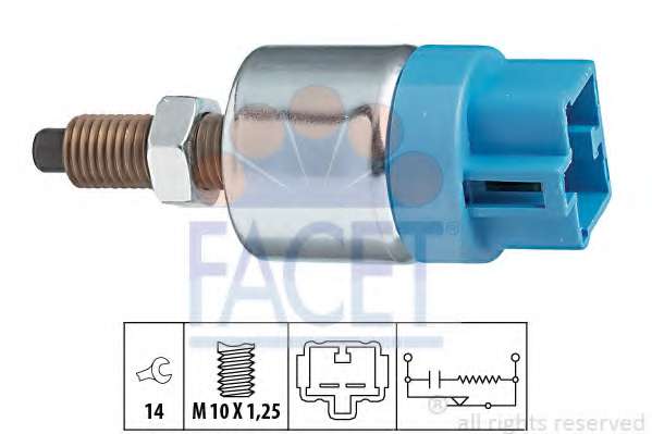Выключатель фонаря сигнала торможения. Выключатель, привод сцепления (Tempomat)