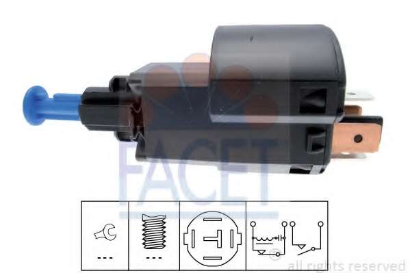 Выключатель фонаря сигнала торможения. Выключатель, привод сцепления (Tempomat)