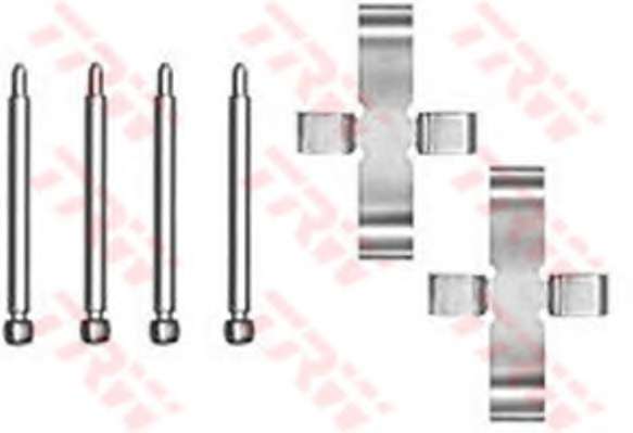 Монтажний набір гальмівних колодок задн Mercedes (S210), S (W140), Sl (R129) Bmw 7 (E23) Opel Monza A, Senator A 2.0-5.0 05.77-03.03
