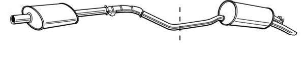 Глушитель выхлопных газов конечный