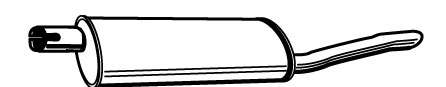 Глушитель выхлопных газов конечный