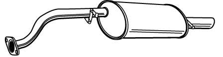 Глушитель выхлопных газов конечный