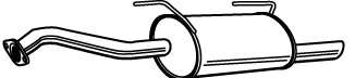 Глушитель выхлопных газов конечный