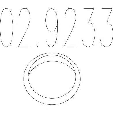 Прокладка, труба выхлопного газа