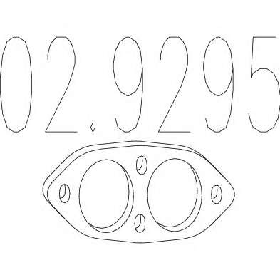 Прокладка, труба выхлопного газа