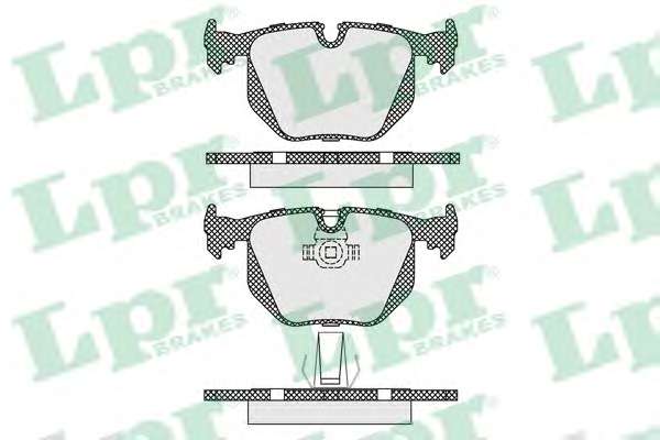 Комплект тормозных колодок, дисковый тормоз