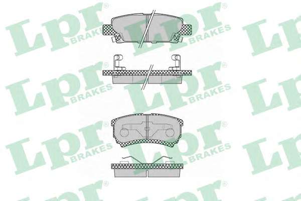 Комплект тормозных колодок, дисковый тормоз