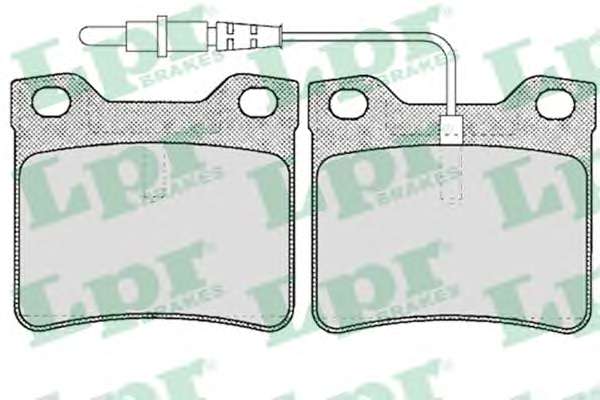 Комплект тормозных колодок, дисковый тормоз