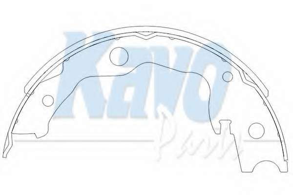 Колодки тормозные (задние) Nissan X-Trail/Juke/Toyota RAV4/Mitsubishi Outlander II 07-12 (171.6x32)