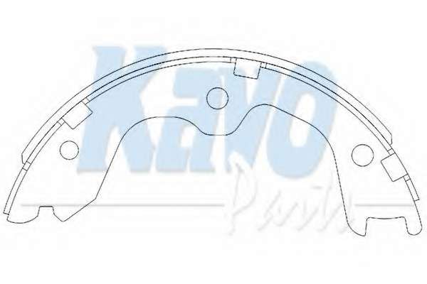 Барабанні гальмівні колодки 170x32.5 Infiniti EX/G/Nissan350/370 3.0-3.5 08-