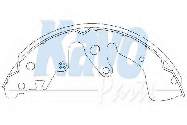 Колодки тормозные (задние) Suzuki Grand Vitara II 05- (барабанные)