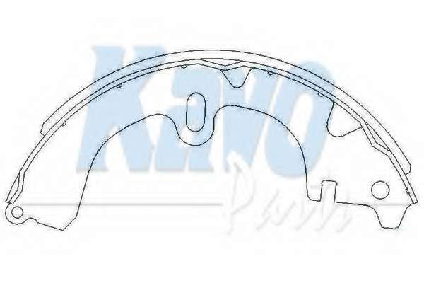 Колодки тормозные (задние) Toyota Camry -98 (199.76x37) (барабанные)
