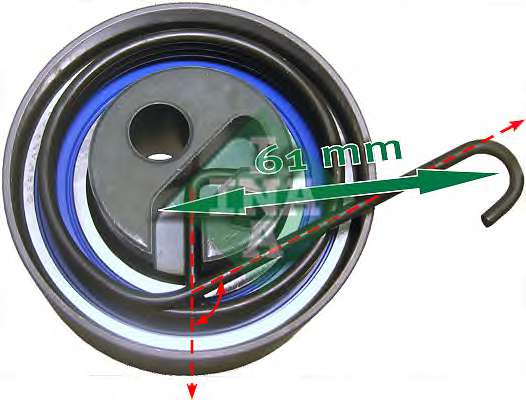 Ролик ГРМ Opel Astra 1.7CDTI 03- Не может быть получен отдельно