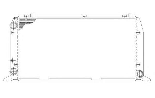 Радіатор Audi 80/90 86-91, Cabriolet 2.0 91-