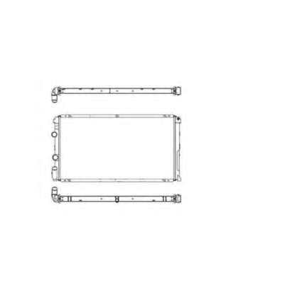 Радиатор охлаждения Renault Kangoo 1.2-1.6 16V/1.5-1.9dCi 01-