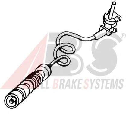 Сигнализатор, износ тормозных колодок