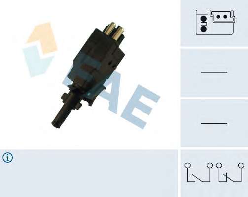 Датчик педали тормоза MB E-class (W124/W210)