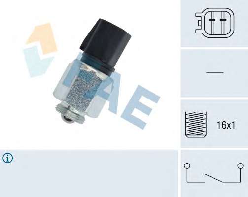 Датчик включения заднего хода Ford Transit Connect 1.8 02-13/Focus/Galaxy 1.4-2.5 98- (M16x1)