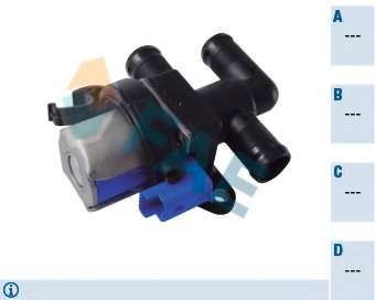 Клапан управления потока охлаждающей жидкости Renault Trafic 2.0/2.5dCi 06- (снято с поставок)