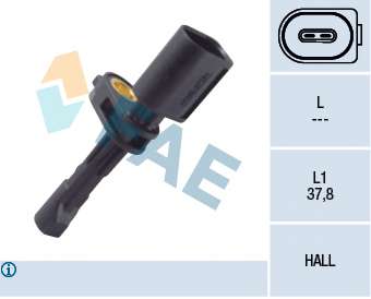 Датчик ABS (задний) VW Caddy III 04-