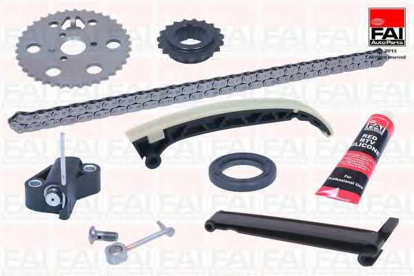 К-кт ланцюга ГРМ(ланцюг+2 шестерні+натяжник+лижа+направл.) Smart City-Coupe 0.8CDI 99-/Fortwo 0.8 CDI 04-