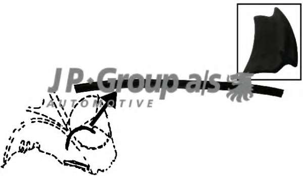 Ущільнювач для моторного відсіку, передній