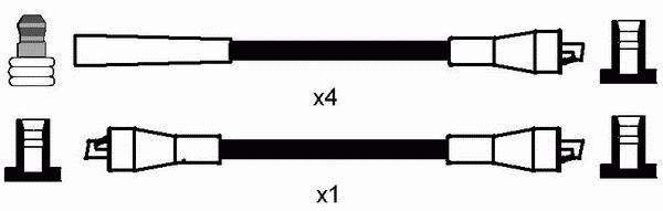 Комплект проводов зажигания