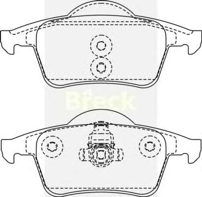 Колодки тормозные (задние) Volvo S60/S70/S80/V70 96-