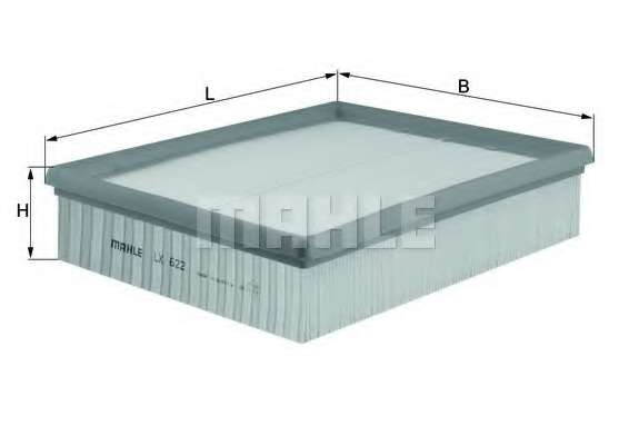 (h 57, L 254, B 212) Фільтр повітряний Audi A4 94-