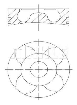 Поршень Opel Combo 1.3CDTI 00- (72.20mm/+0.60)