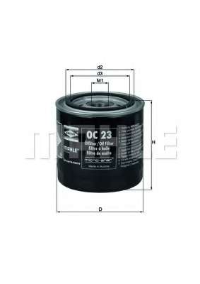 Фильтр масляный Uaz Patriot 2.7i 04-/Ford Transit 1.5-2.9i 55-00 (заменен на OC 236)