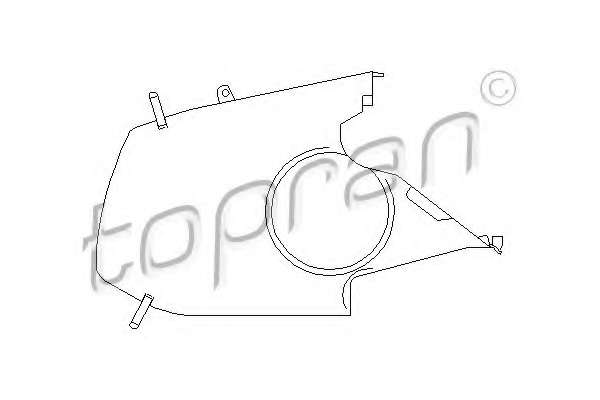 Кожух паса зубчатого