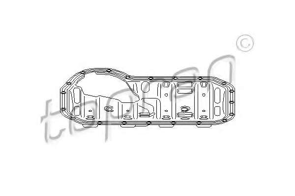 Накладка, маслянный поддон