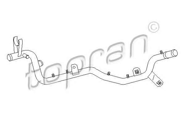 Патрубок с-ми охолодження VW Golf III 1.8 91-97