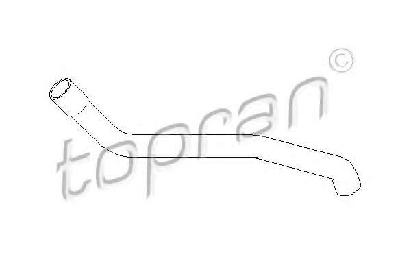 Патрубок радіатора VW Passat 1.9 D 89-97