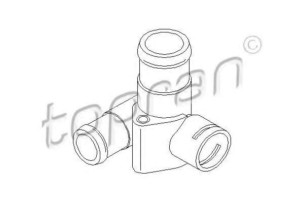Флянець с-ми охолодження Audi 80, A4, A6 1.9D 91-