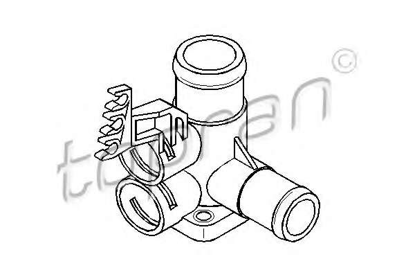Фланец охлаждающей жидкости
