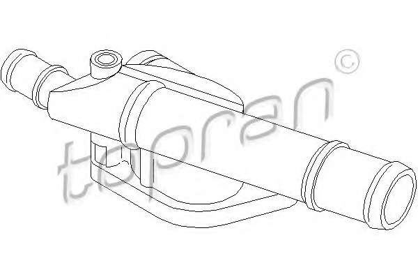 Фланец охлаждающей жидкости