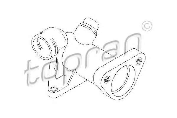 Фланец охлаждающей жидкости