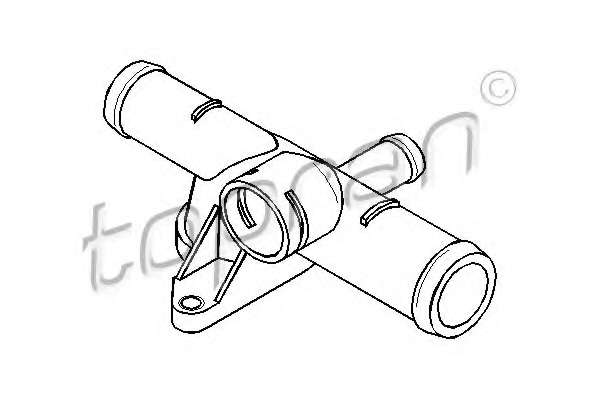 Фланець охолоджувальної рідини
