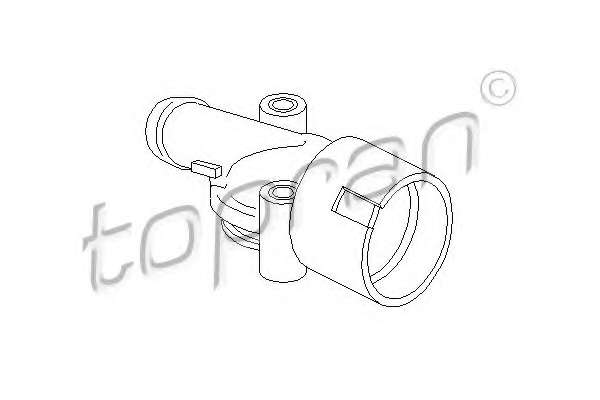 Фланец охлаждающей жидкости