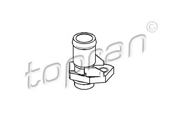 Фланец охлаждающей жидкости