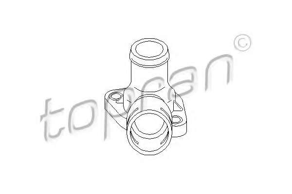 Фланец охлаждающей жидкости