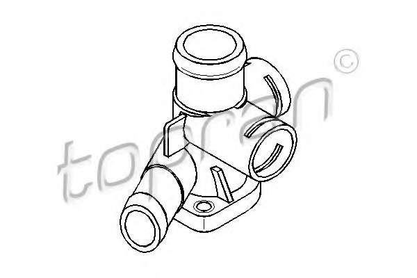 Фланец охлаждающей жидкости